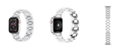 Posh Tech Men's and Women's Resin Band for Apple Watch with Removable Clasp 42mm